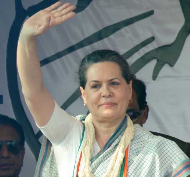 Sonia ji Campaigns for Congress